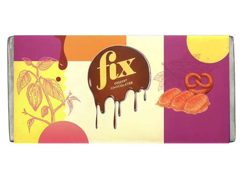 Dubai Chocolate FIX UAE - Pick Up A Pretzel - Salted Caramel Bar UAE